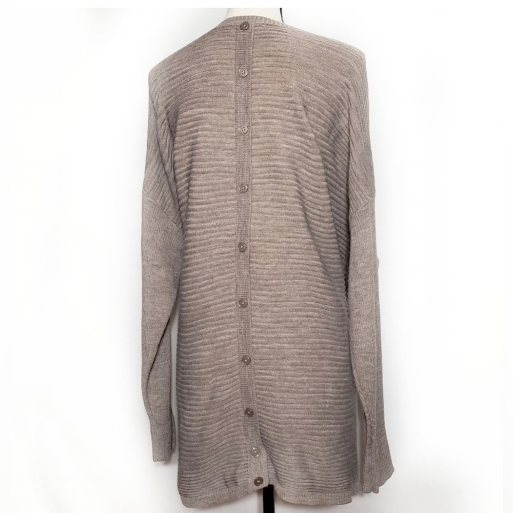 Tahari Ribbed Tunic Sweater - Picture 5 of 6